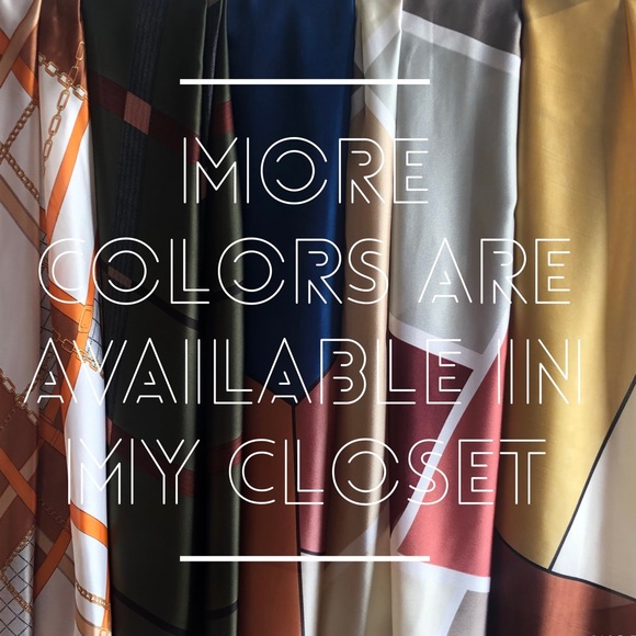 NEW Silk like Color Block Scarf / Wrap - Picture 3 of 5